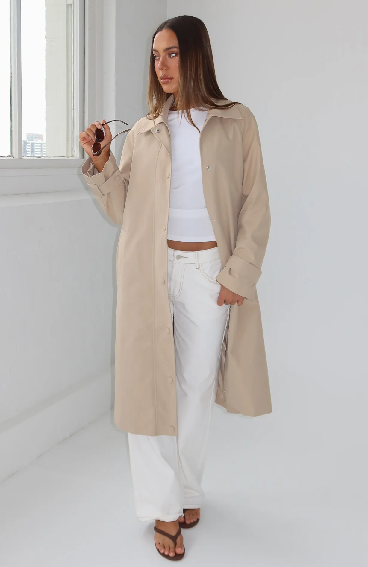 Style Me Trench Coat Beige