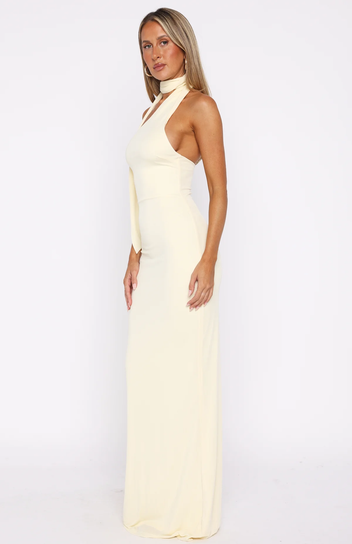 Sugar High Maxi Dress Lemon - Image 3