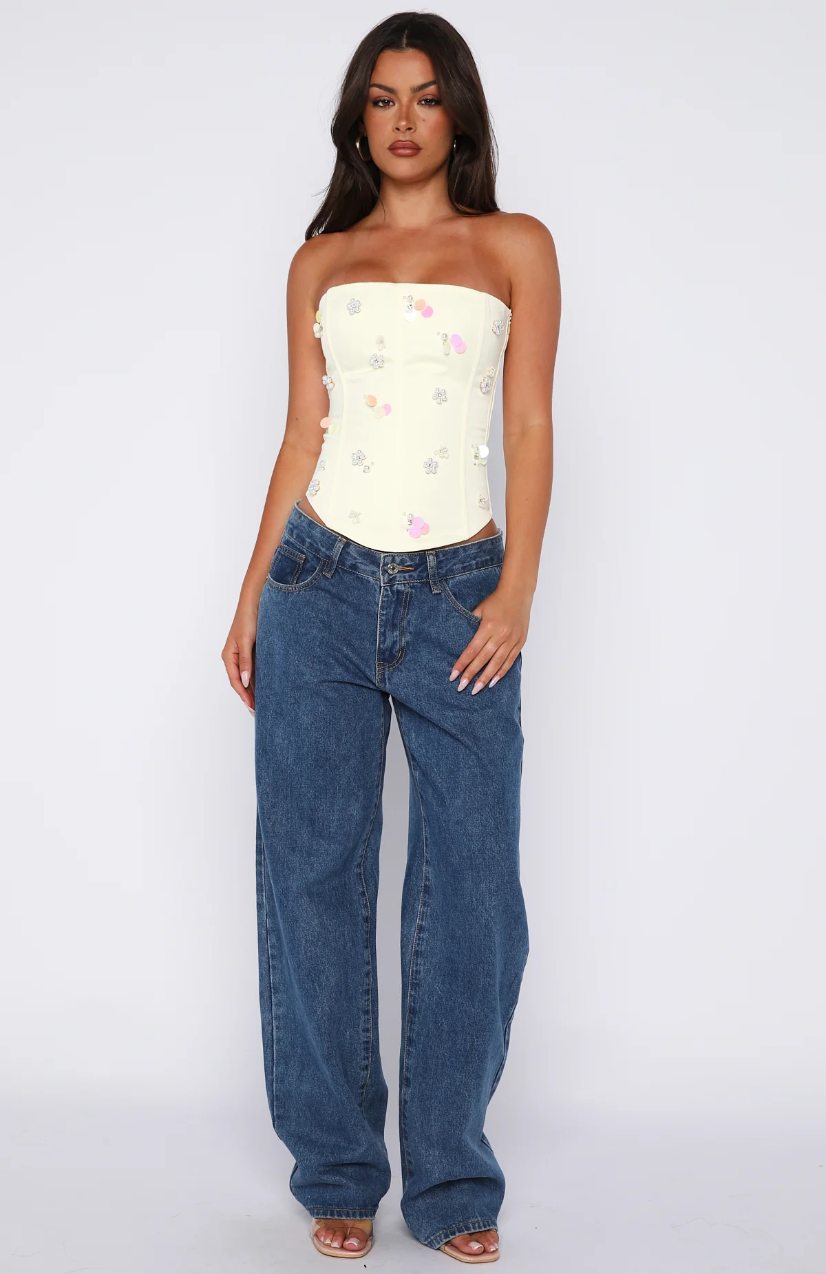 Summer Love Strapless Bustier Lemon - Image 5