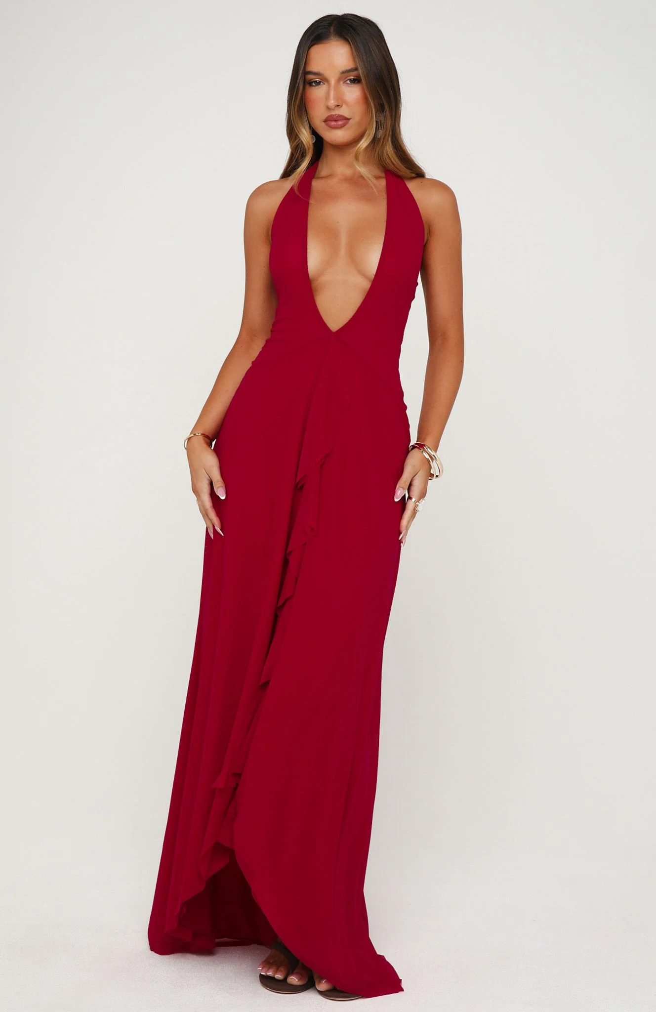Sun Glam Maxi Dress Dragonfruit - Image 3