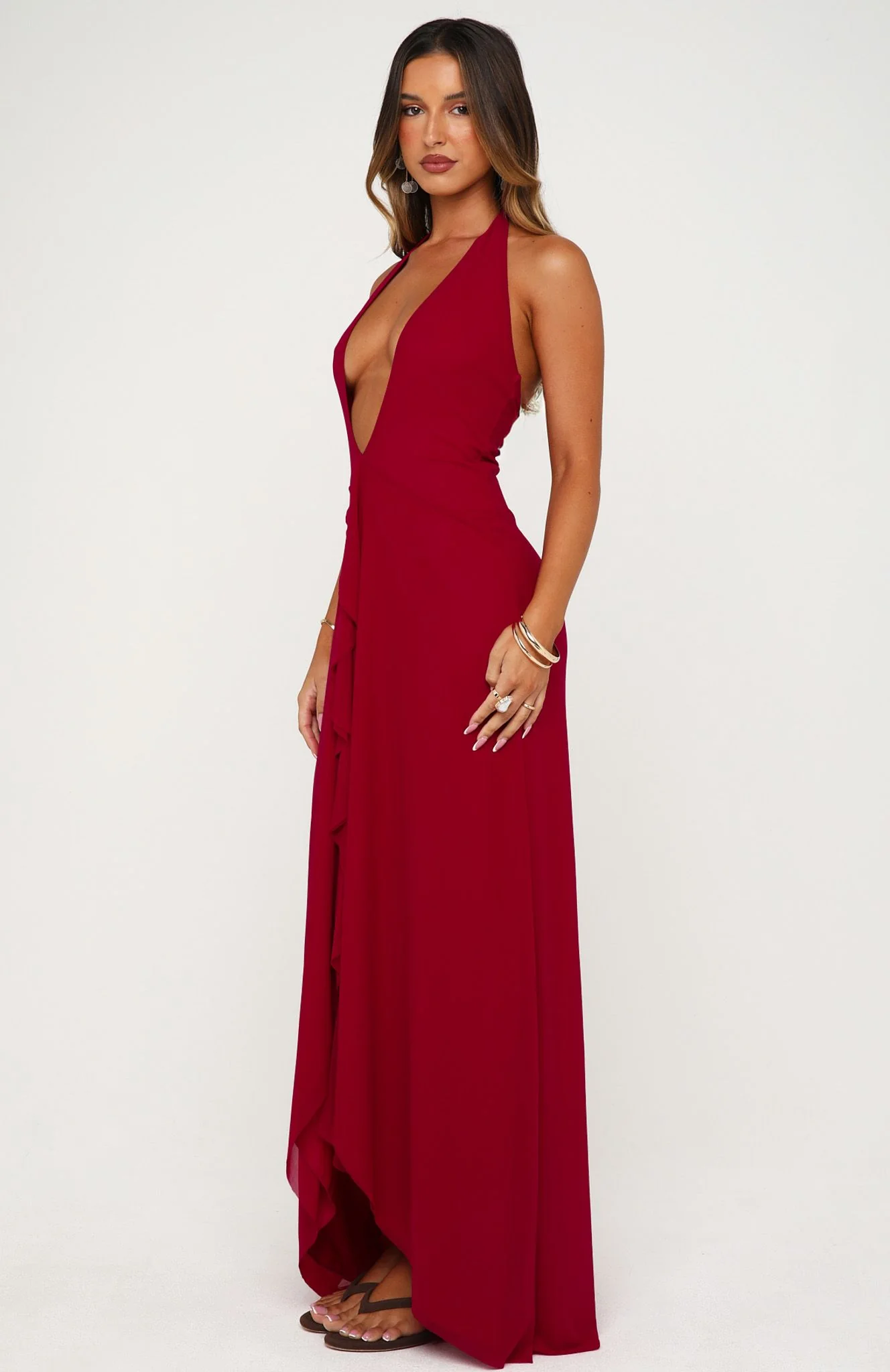 Sun Glam Maxi Dress Dragonfruit - Image 4