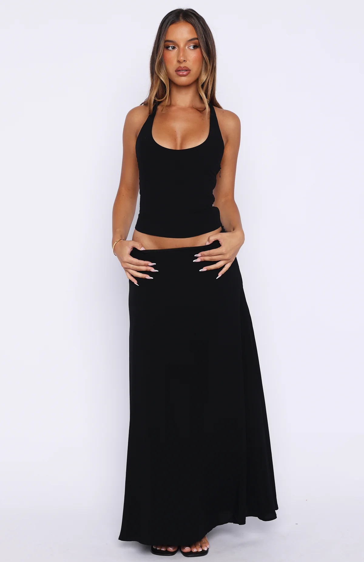 Sunbliss Maxi Skirt Black - Image 2