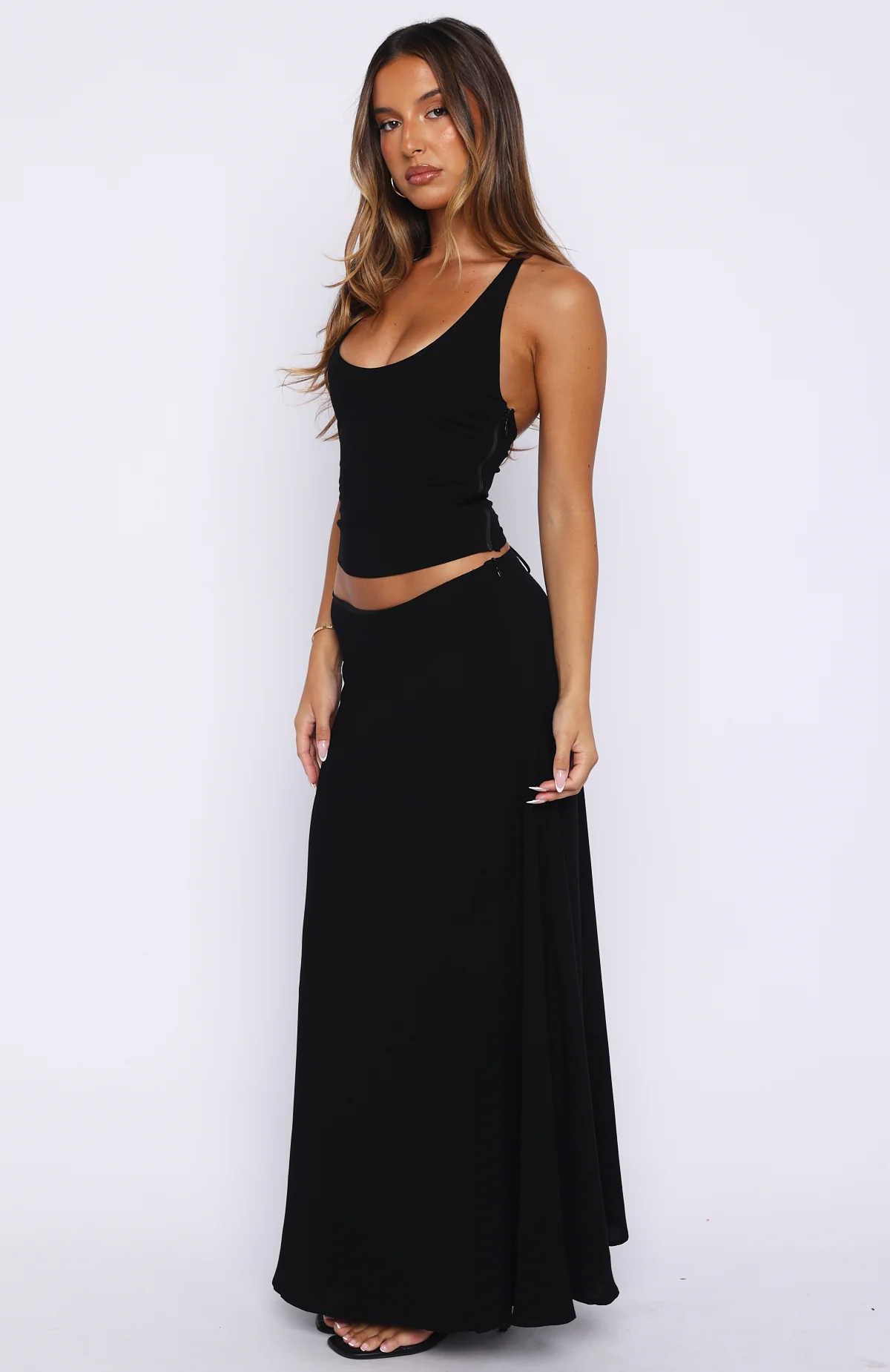 Sunbliss Maxi Skirt Black - Image 3