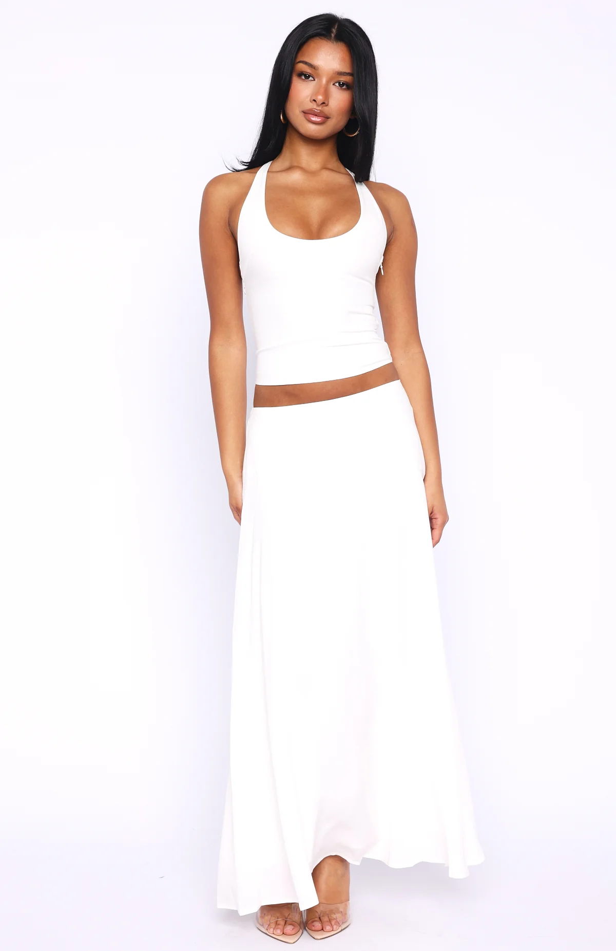 Sunbliss Maxi Skirt White - Image 3