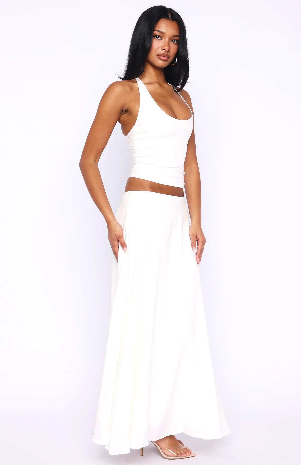 Sunbliss Maxi Skirt White - Image 4
