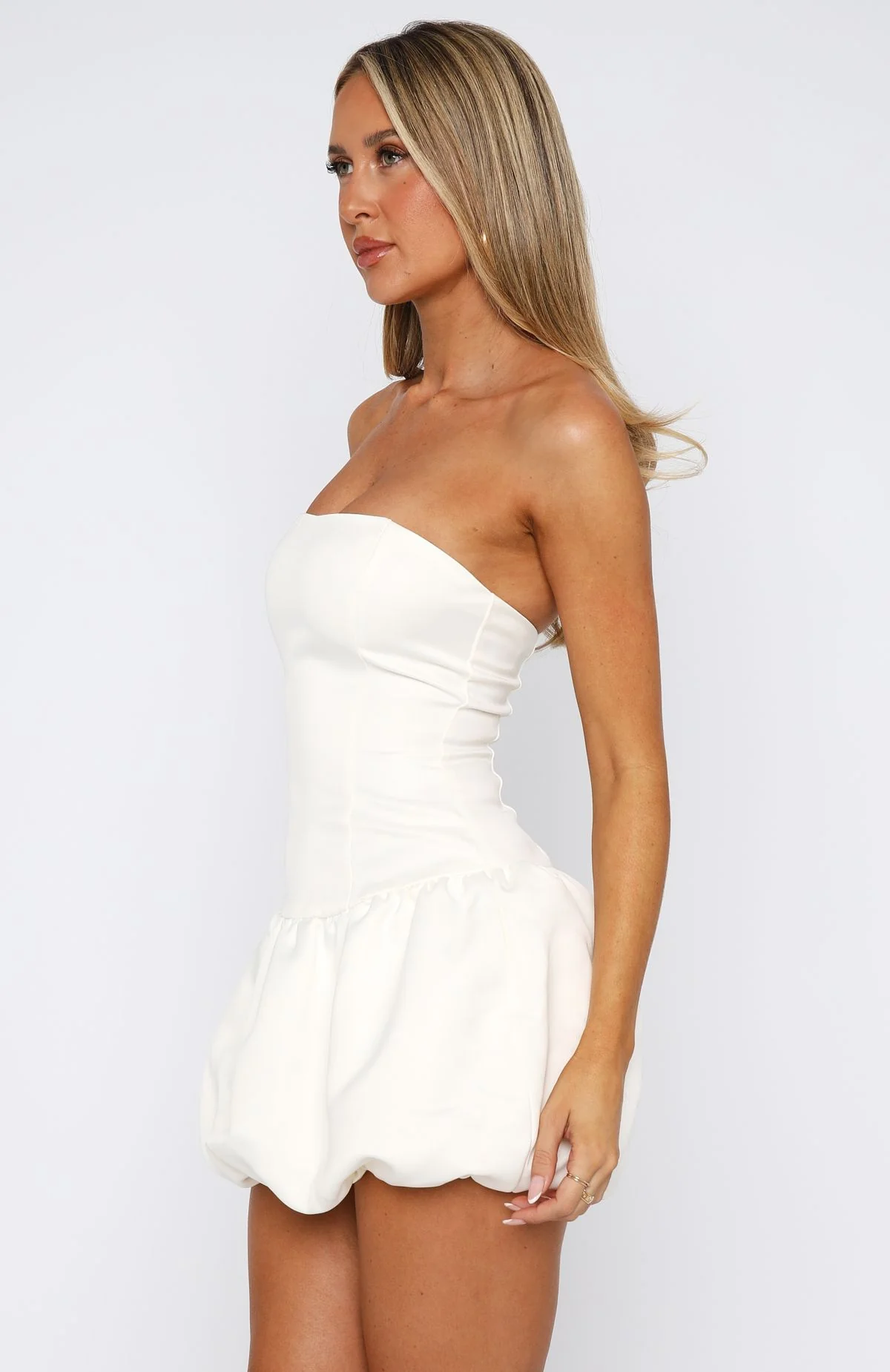 Sunshine Serenade Mini Dress Cream - Image 4