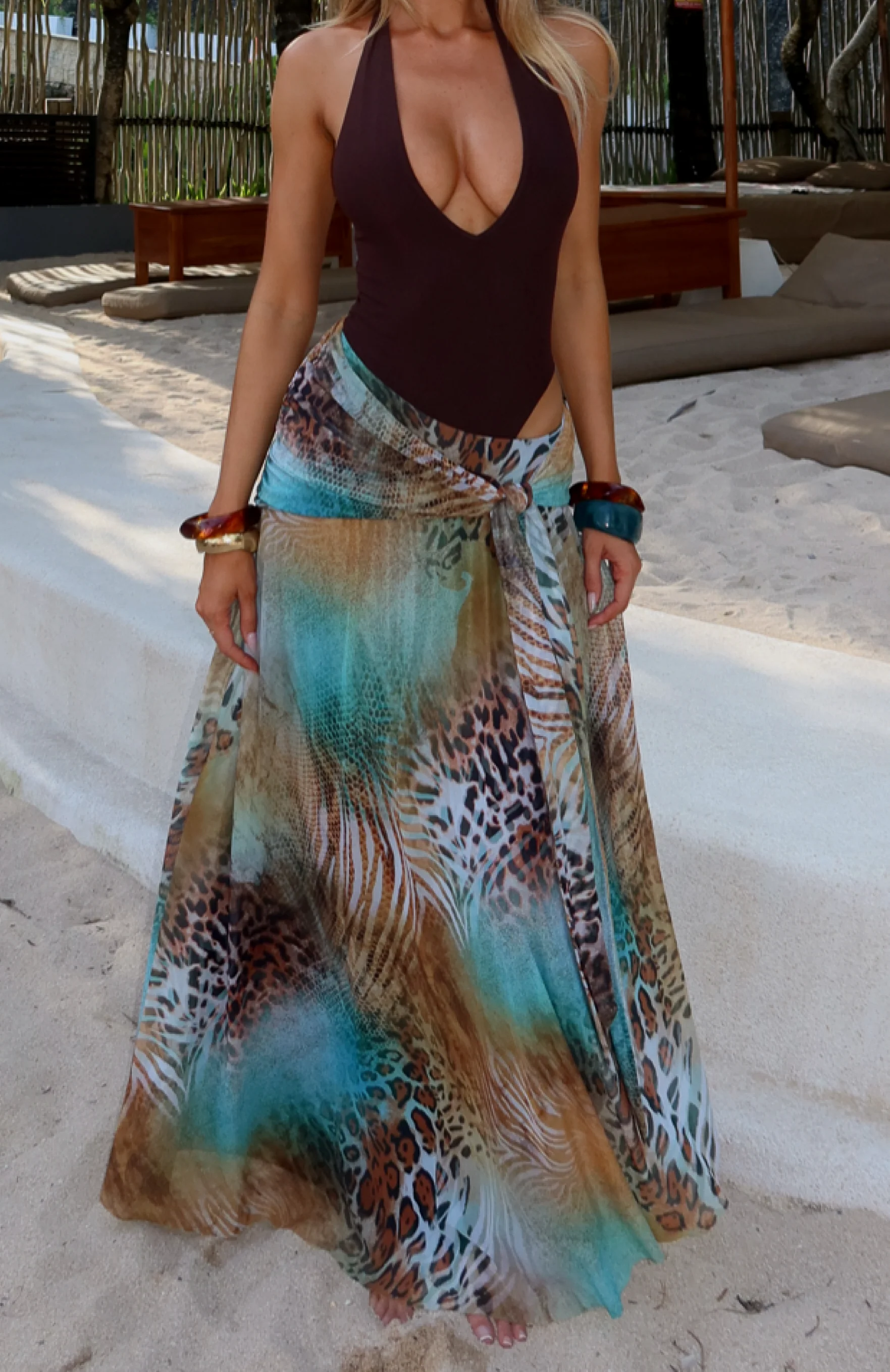 Suntrace Maxi Dress Saltwater - Image 5