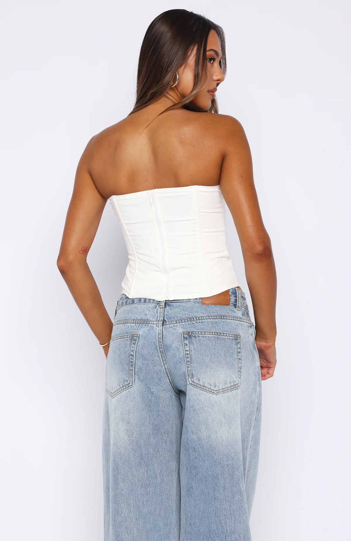 Sweet Drift Strapless Bustier Cream - Image 4