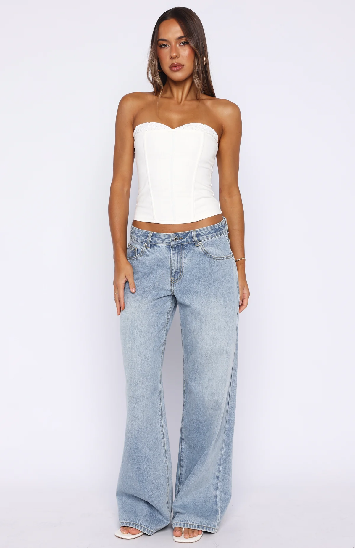 Sweet Drift Strapless Bustier Cream - Image 5