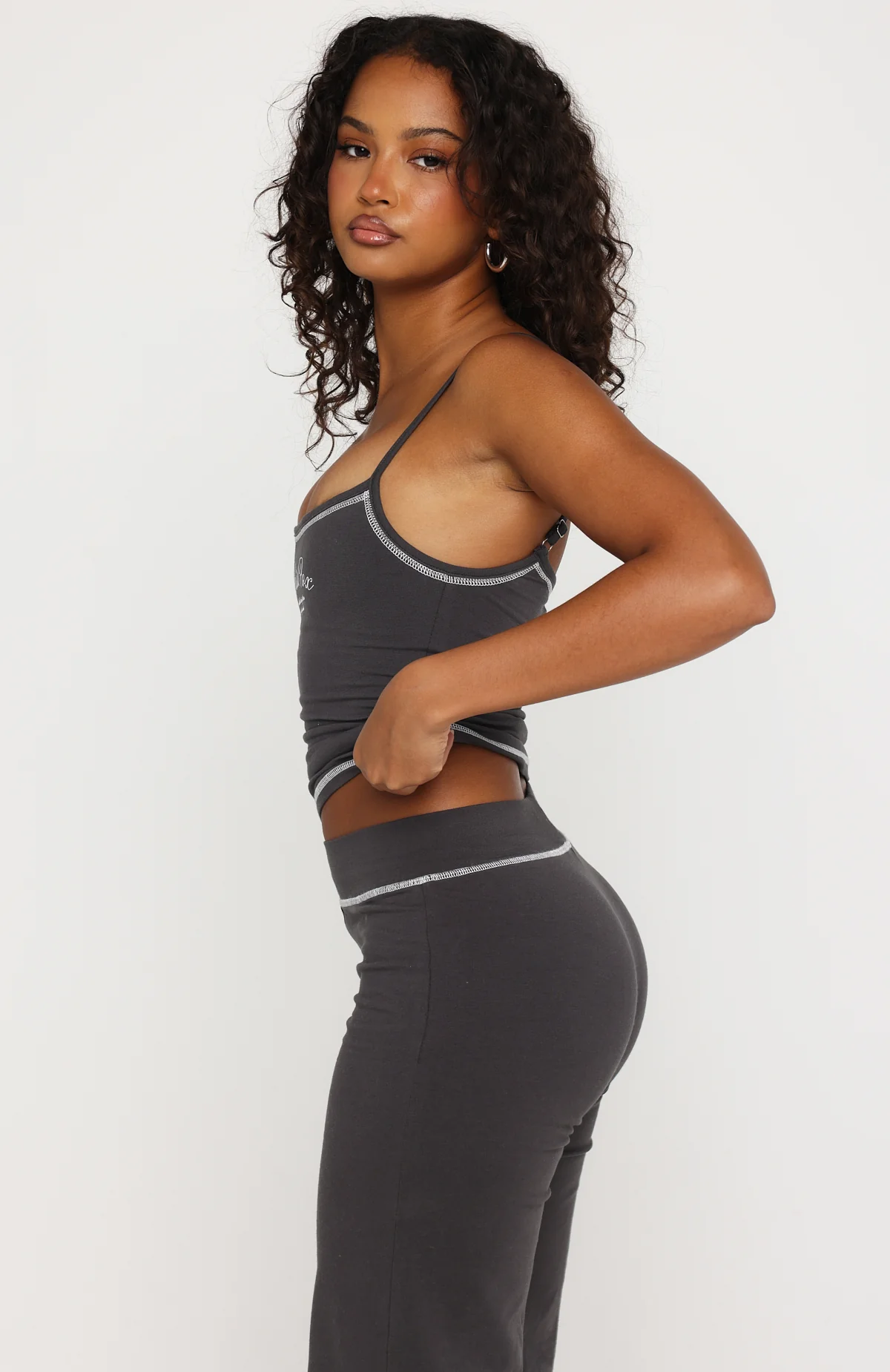 Sweet Embrace Singlet Charcoal - Image 3