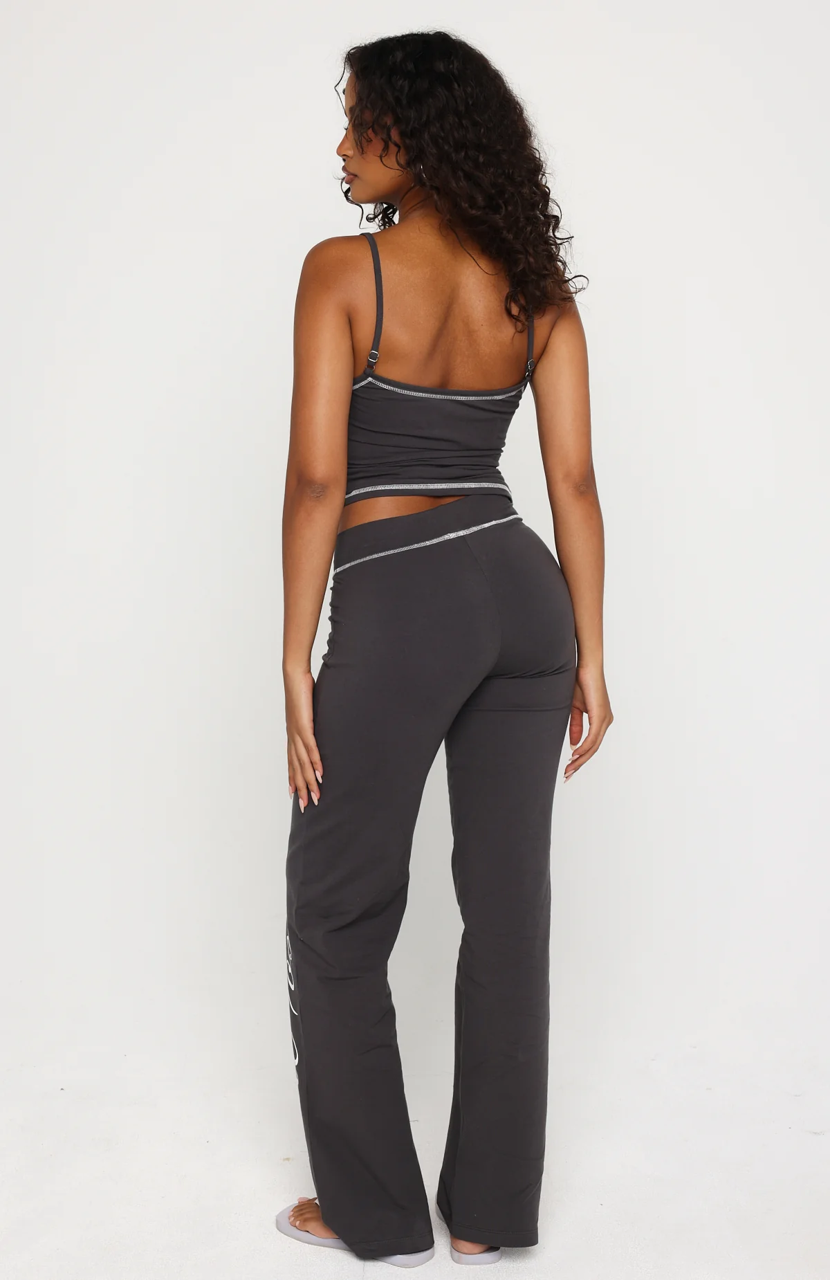 Sweet Embrace Straight Leg Pants Charcoal - Image 4