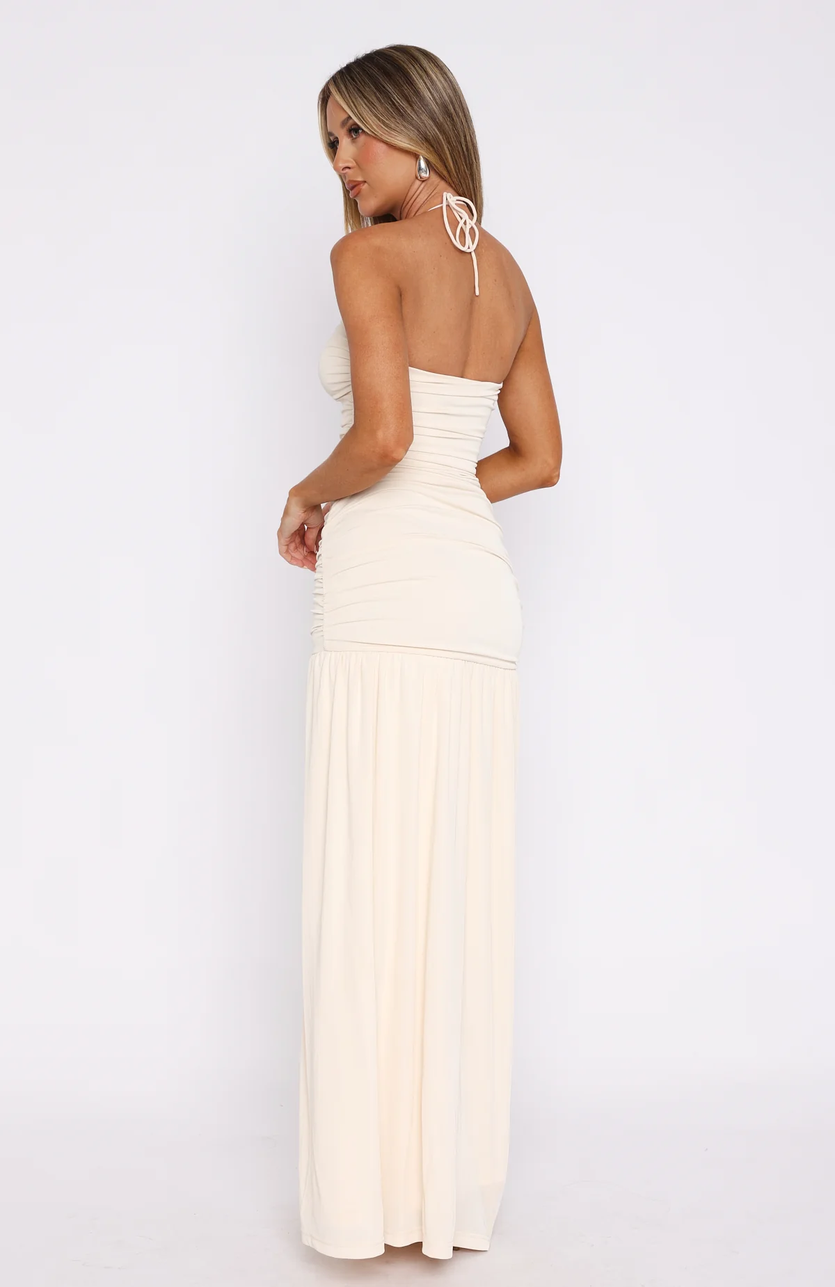 Sweet Skies Maxi Dress Cream - Image 4