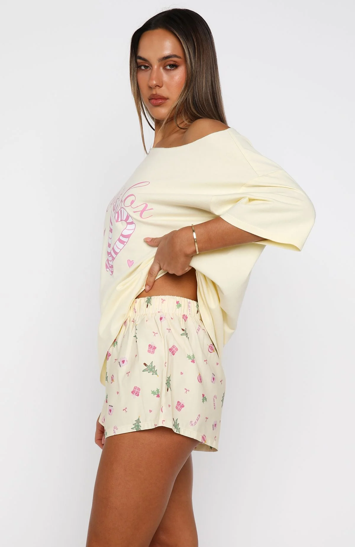 Sweetheart Pyjama Short Festive Flicker - Image 3