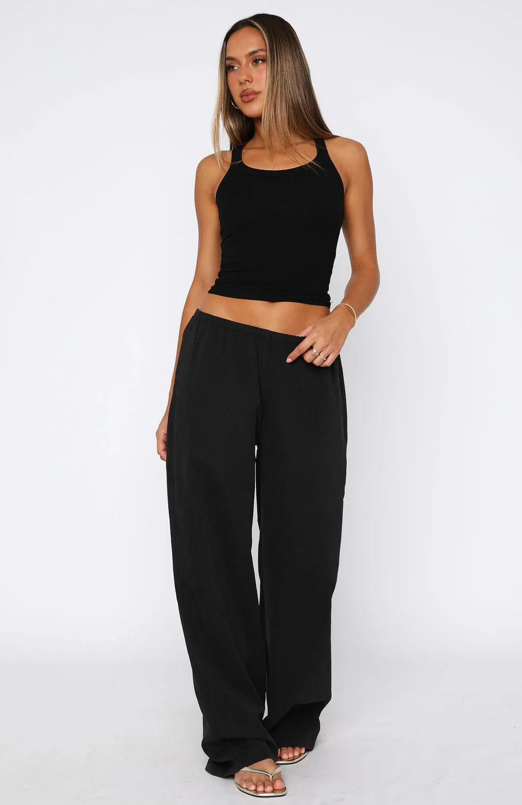 Take A Stance Pants Black - Image 3