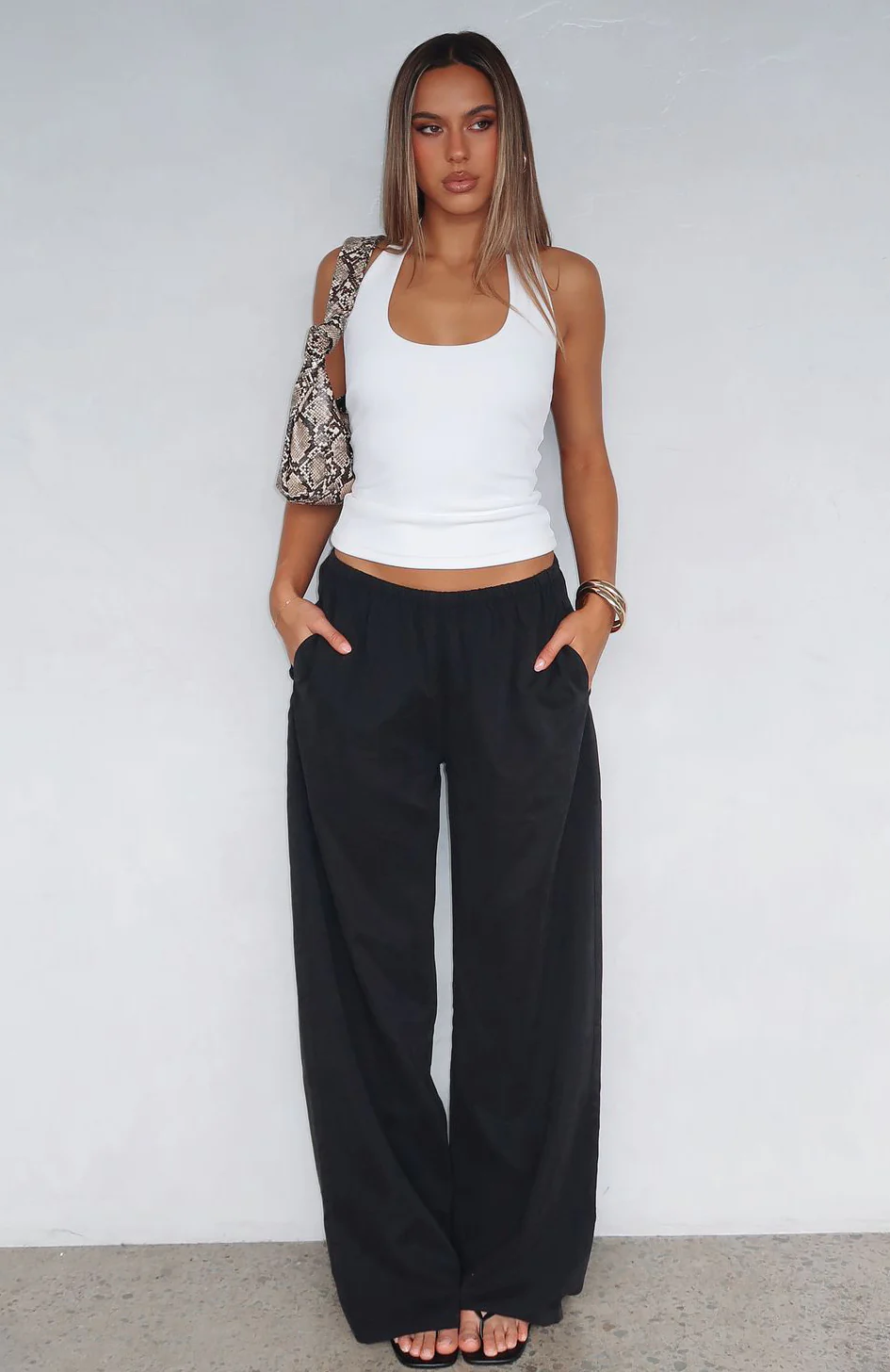 Take A Stance Pants Black - Image 7