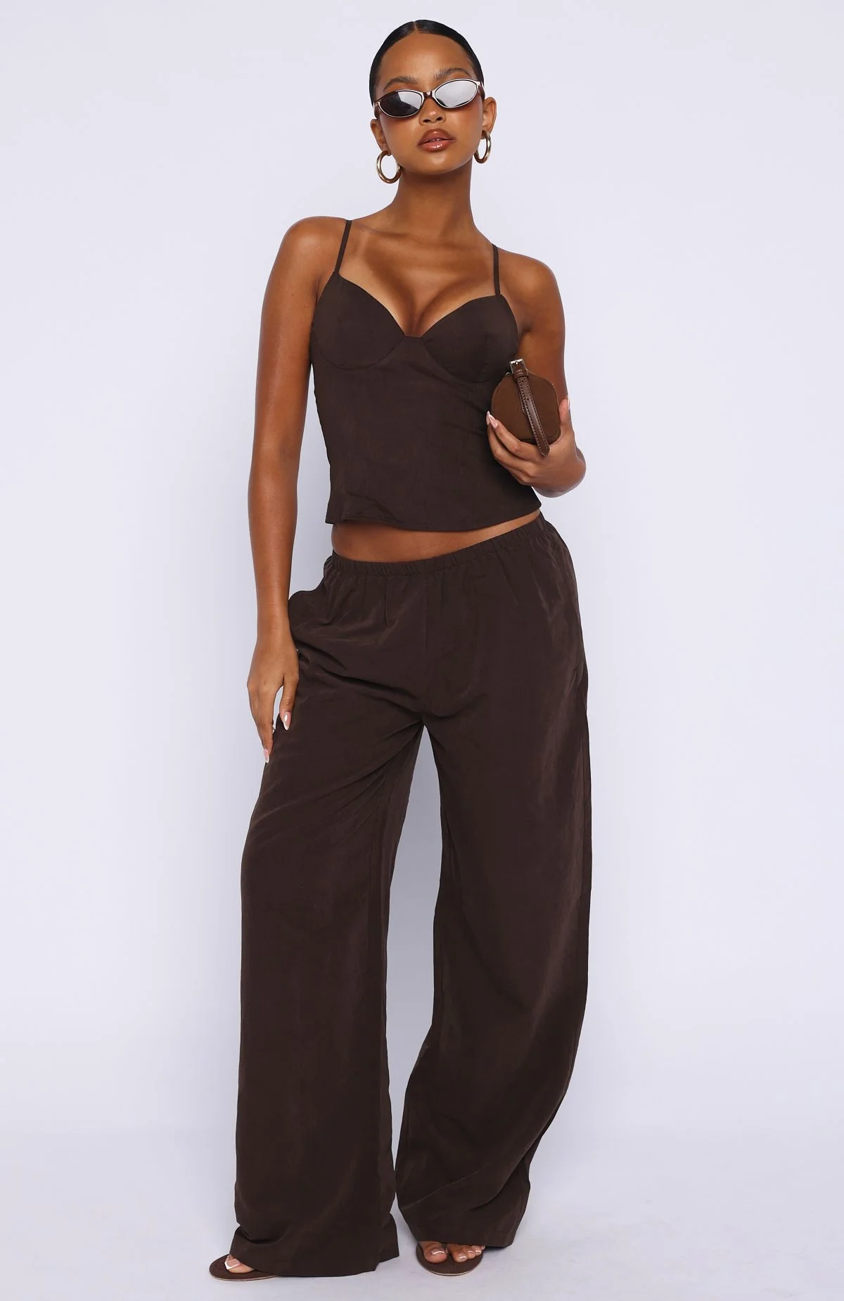 Take A Stance Pants Chocolate - Image 2