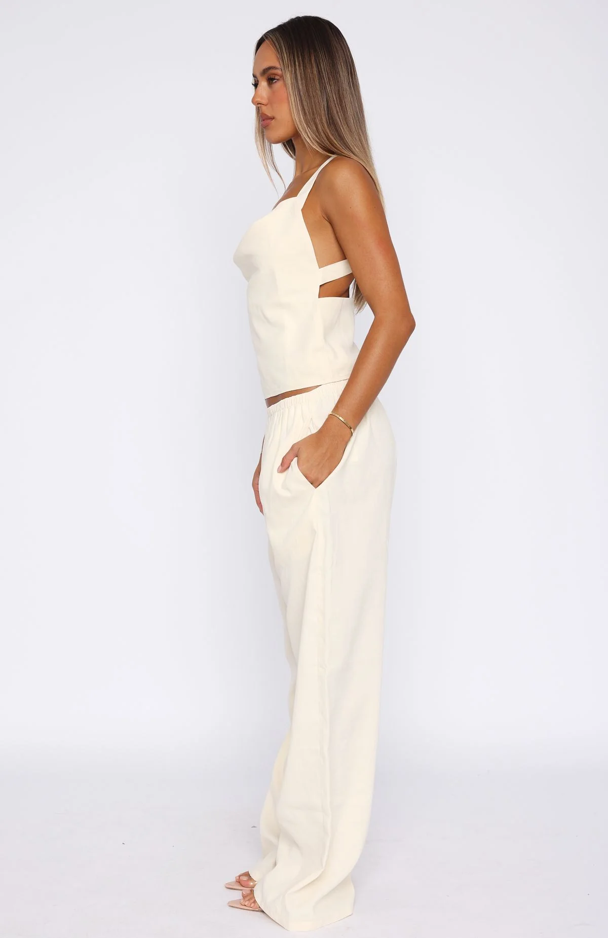 Take A Stance Pants Off White - Image 3