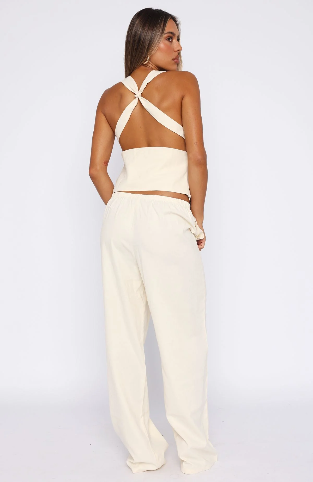 Take A Stance Pants Off White - Image 4