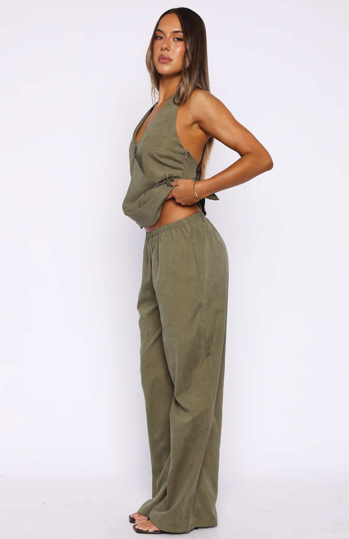Take A Stance Pants Olive - Image 3