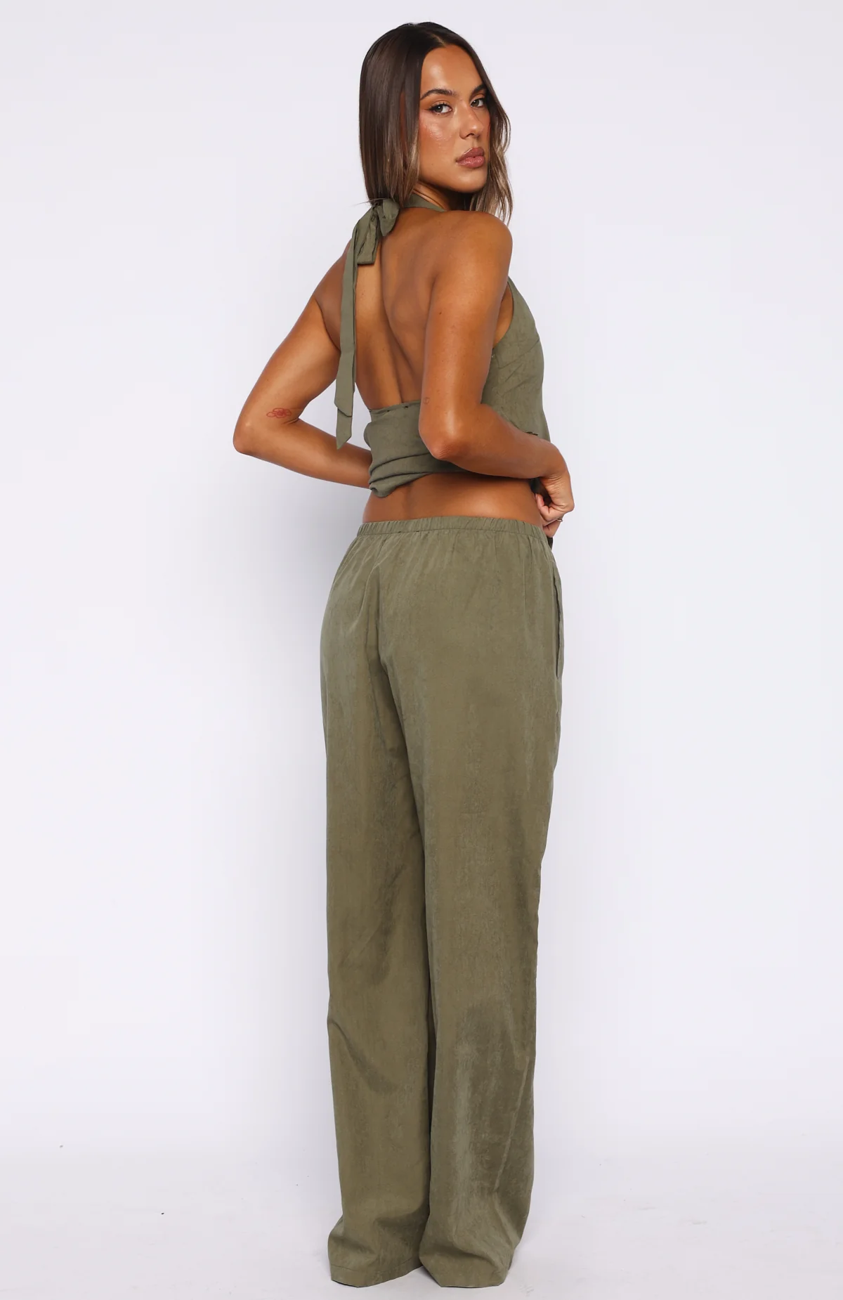 Take A Stance Pants Olive - Image 4