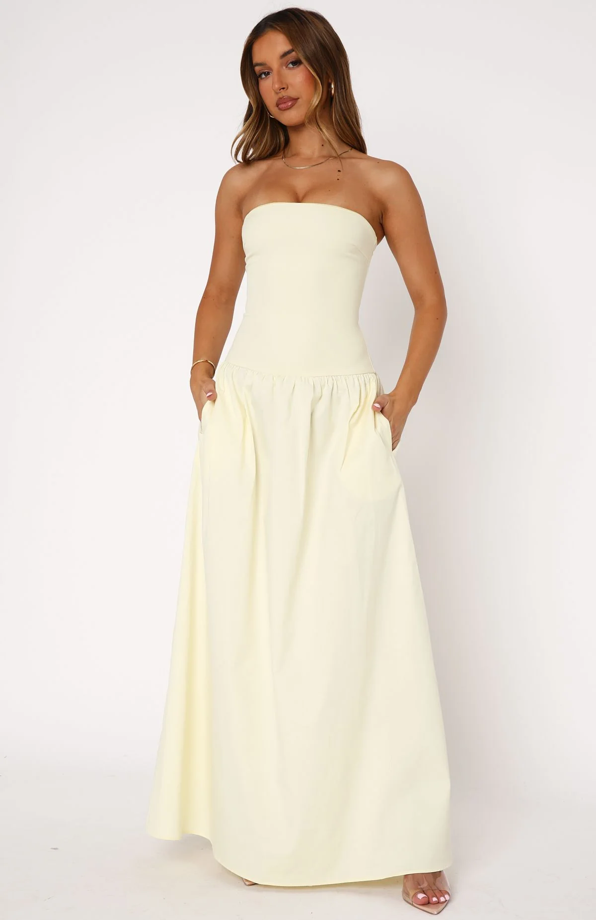 Take Back Maxi Dress Lemon - Image 2