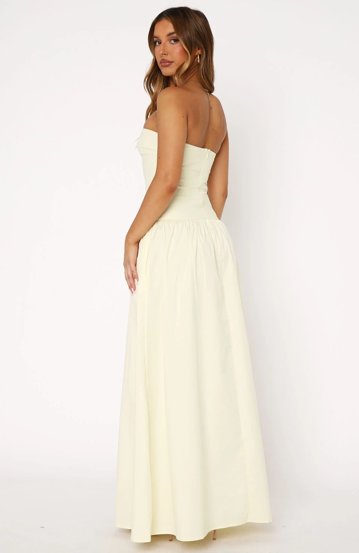 Take Back Maxi Dress Lemon - Image 4