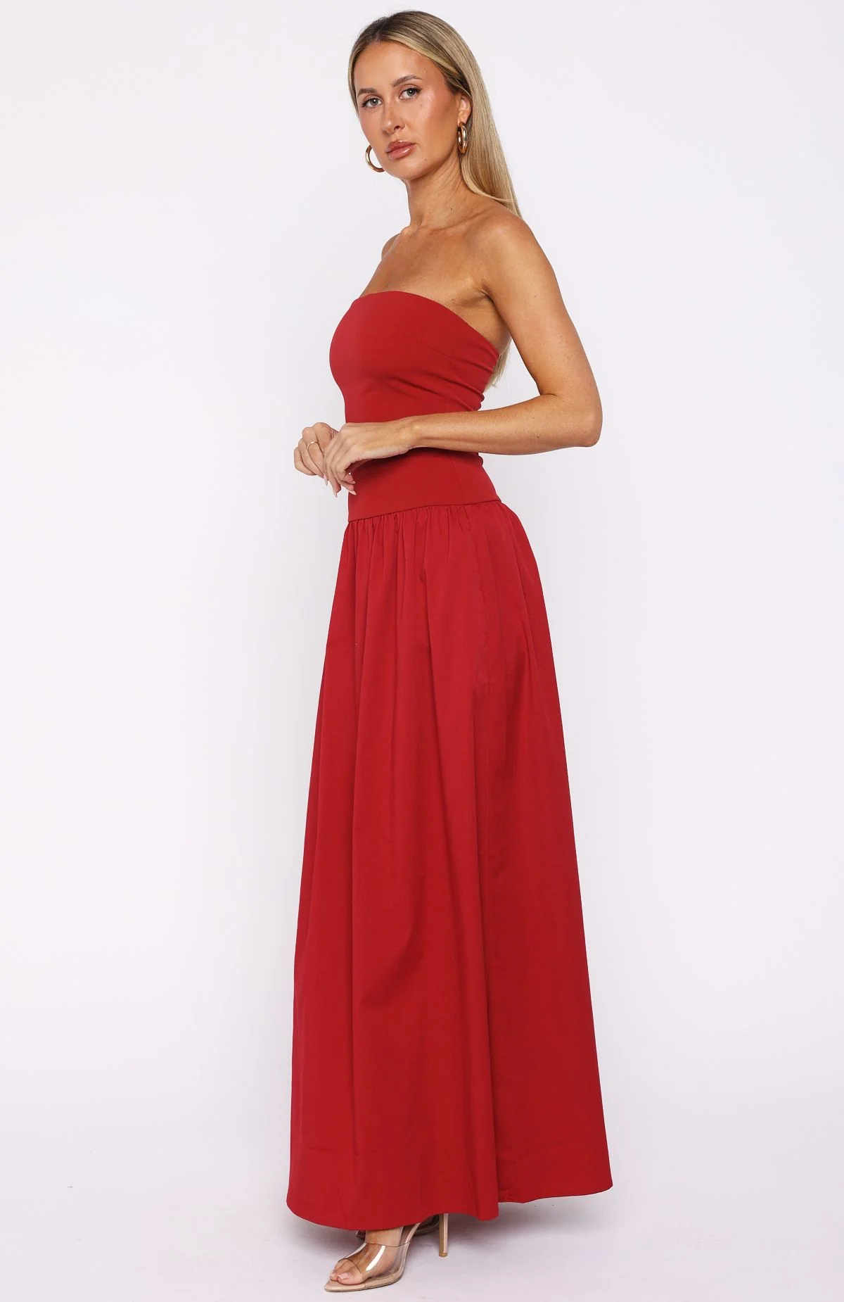 Take Back Maxi Dress Red - Image 3