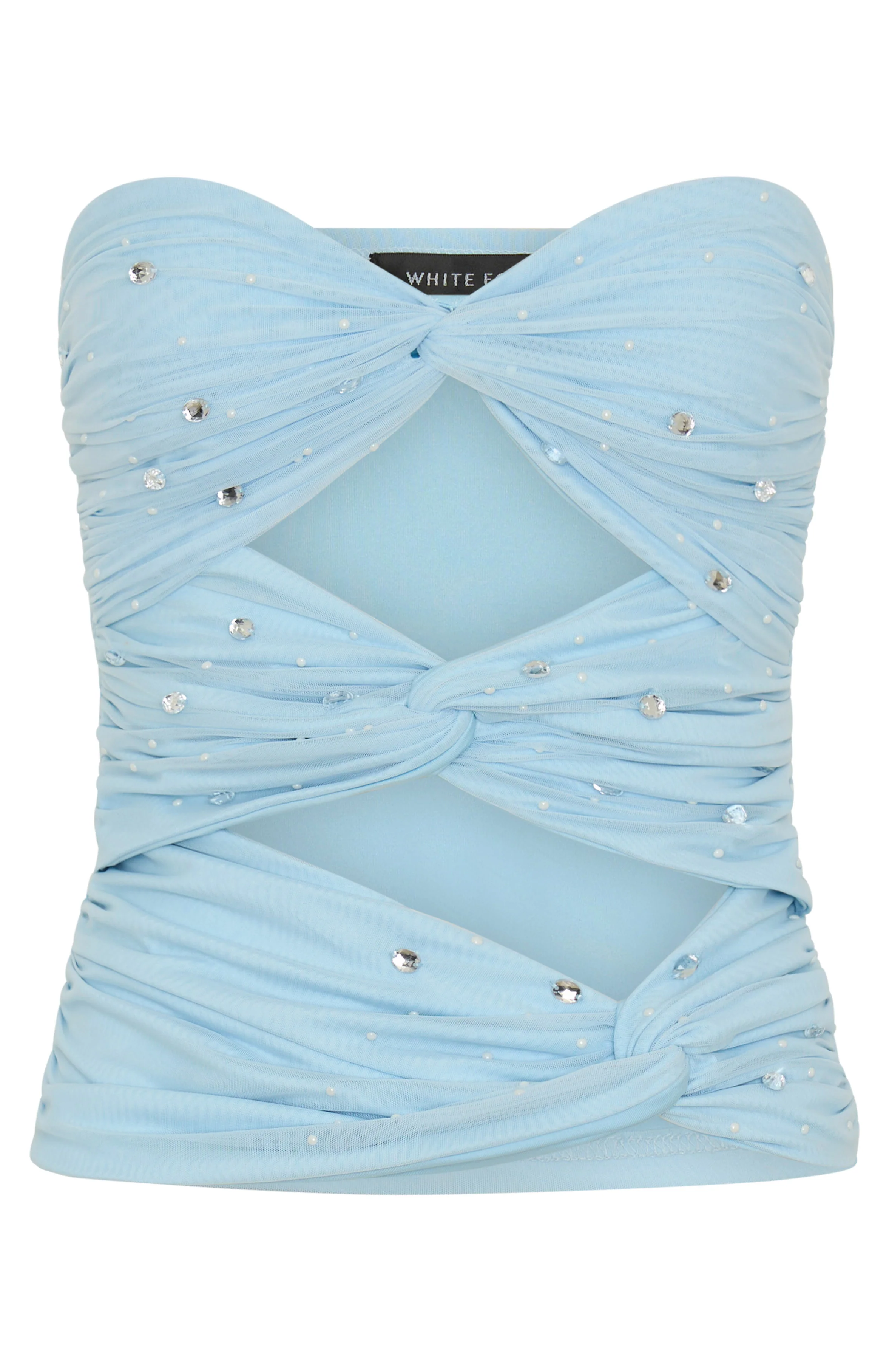 Taking What's Mine Strapless Top Blue - Image 6