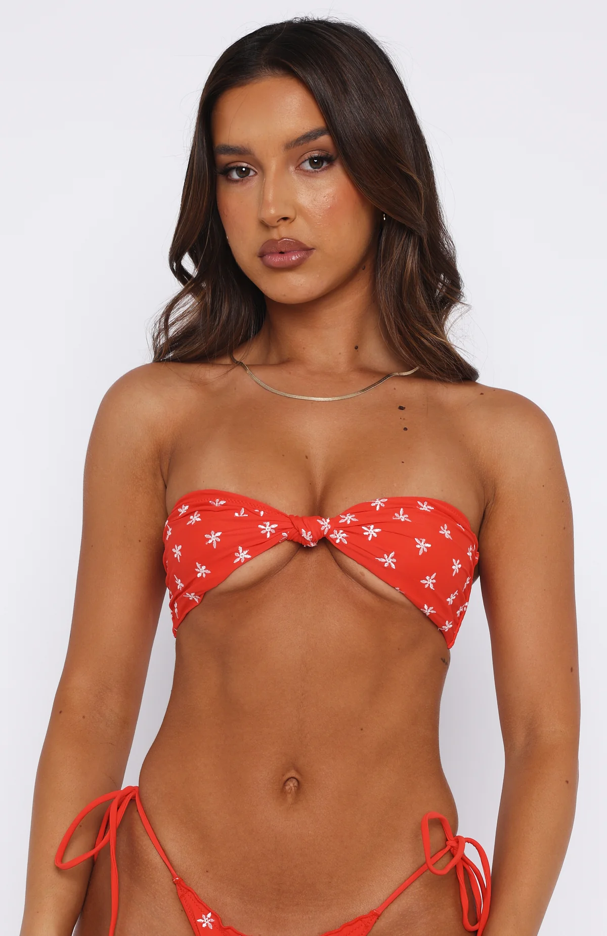 Tallows Bikini Top Red - Image 2