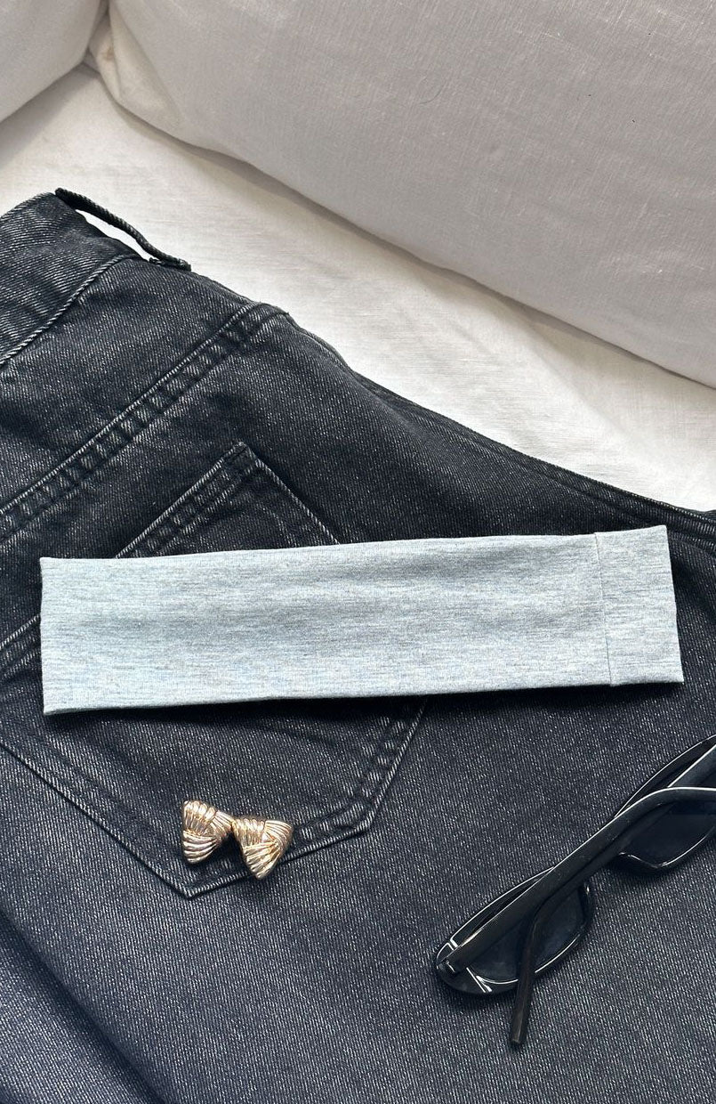 Tash Headband Grey Marle - Image 2