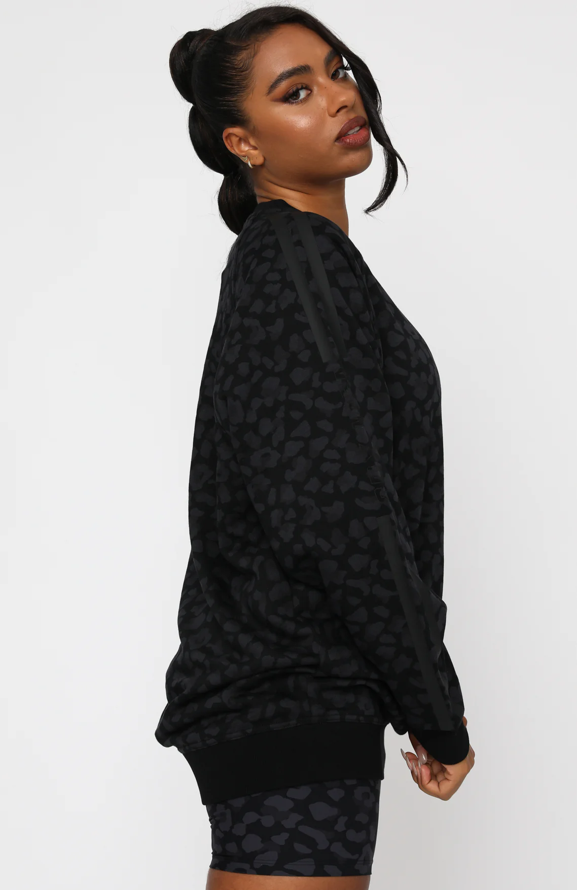 Team Camo Oversized Sweater Midnight Camo - Image 3