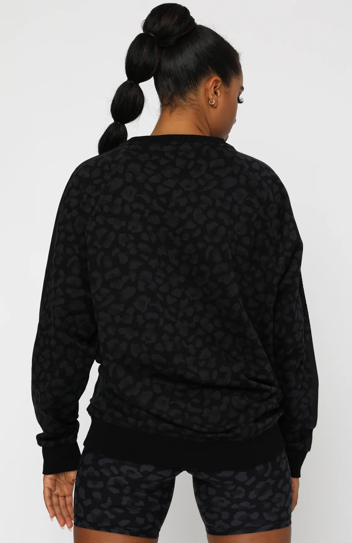 Team Camo Oversized Sweater Midnight Camo - Image 4