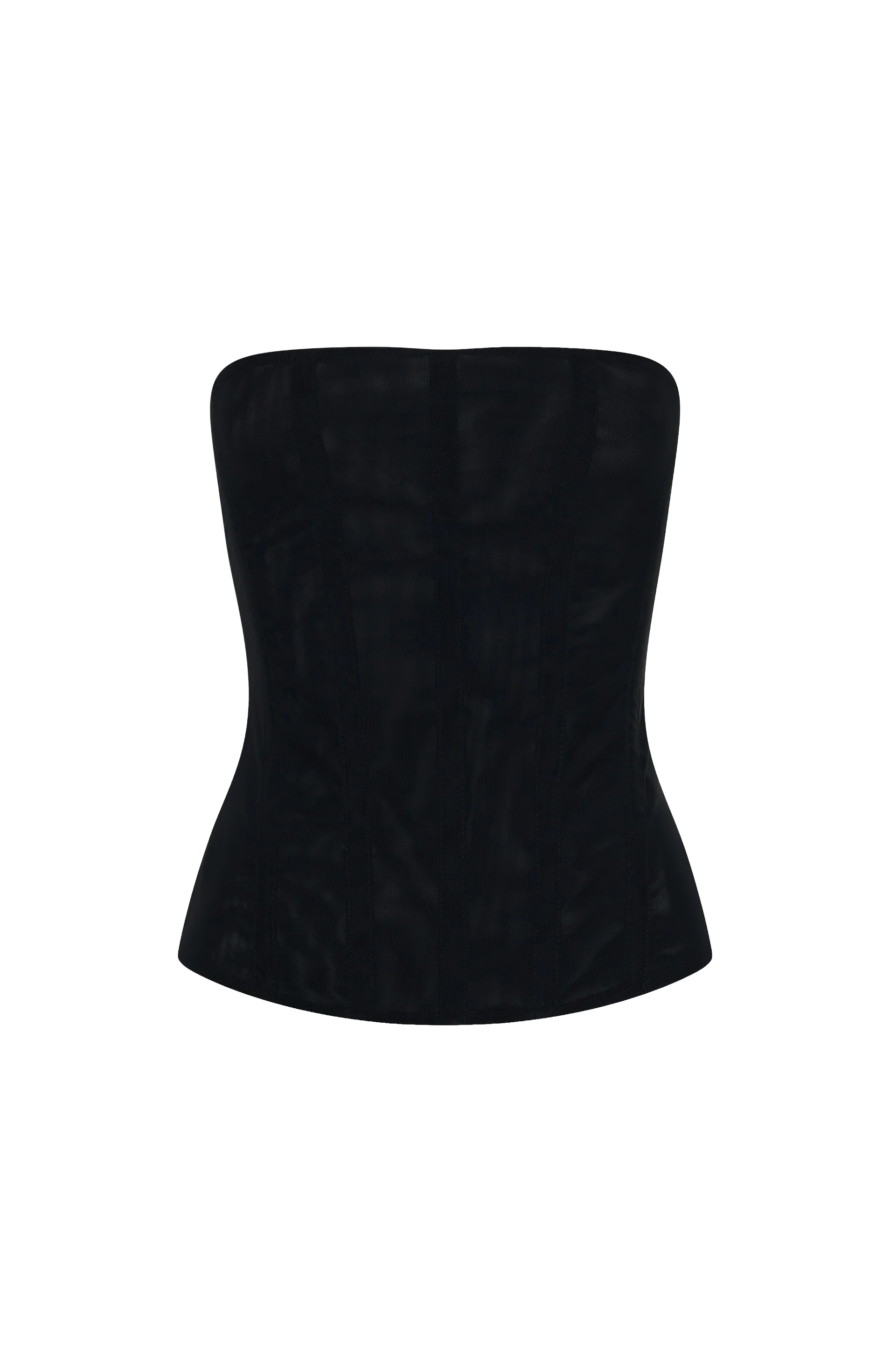 Tell Me A Secret Strapless Bustier Black - Image 5