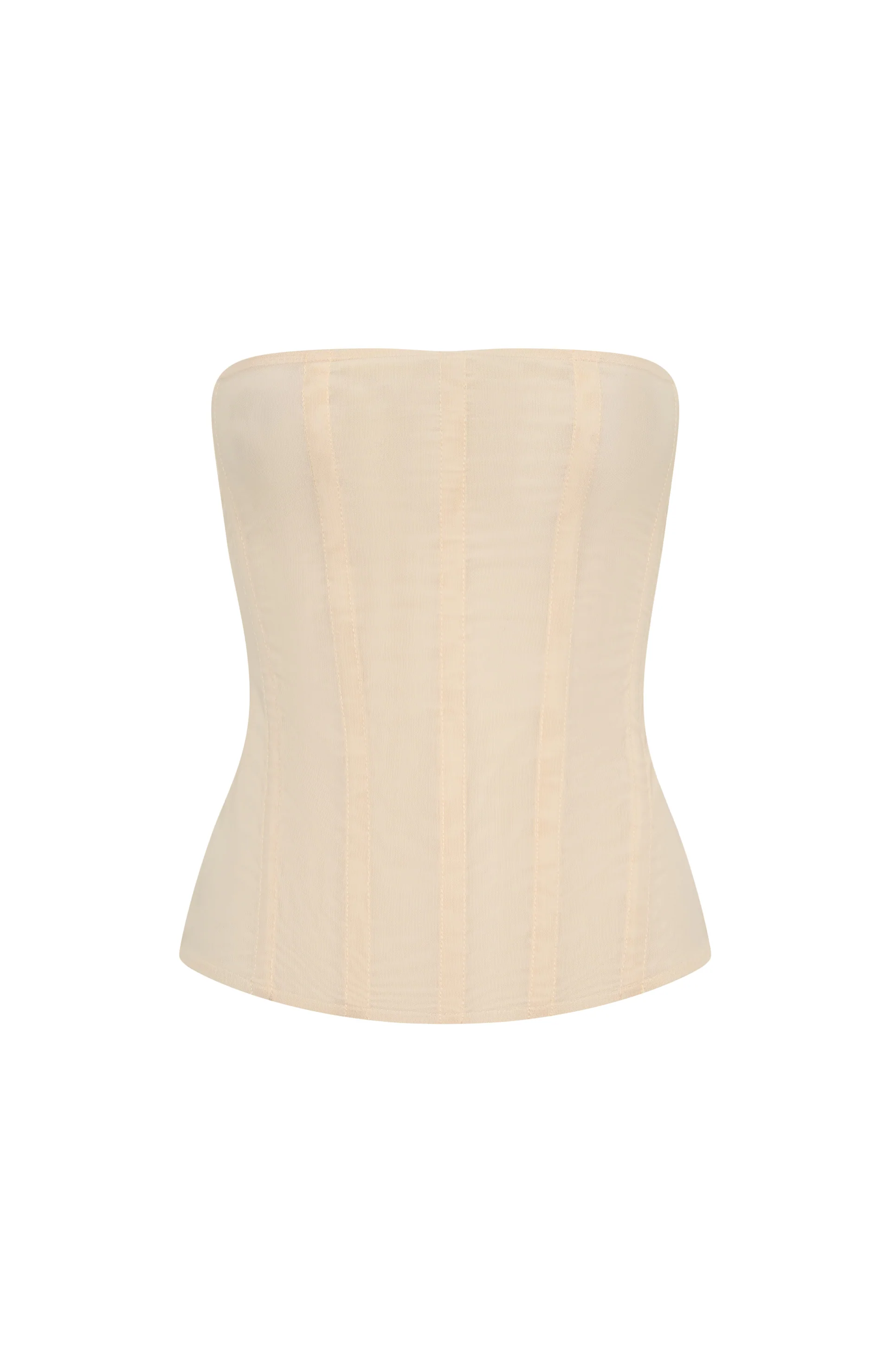 Tell Me A Secret Strapless Bustier Cream - Image 5