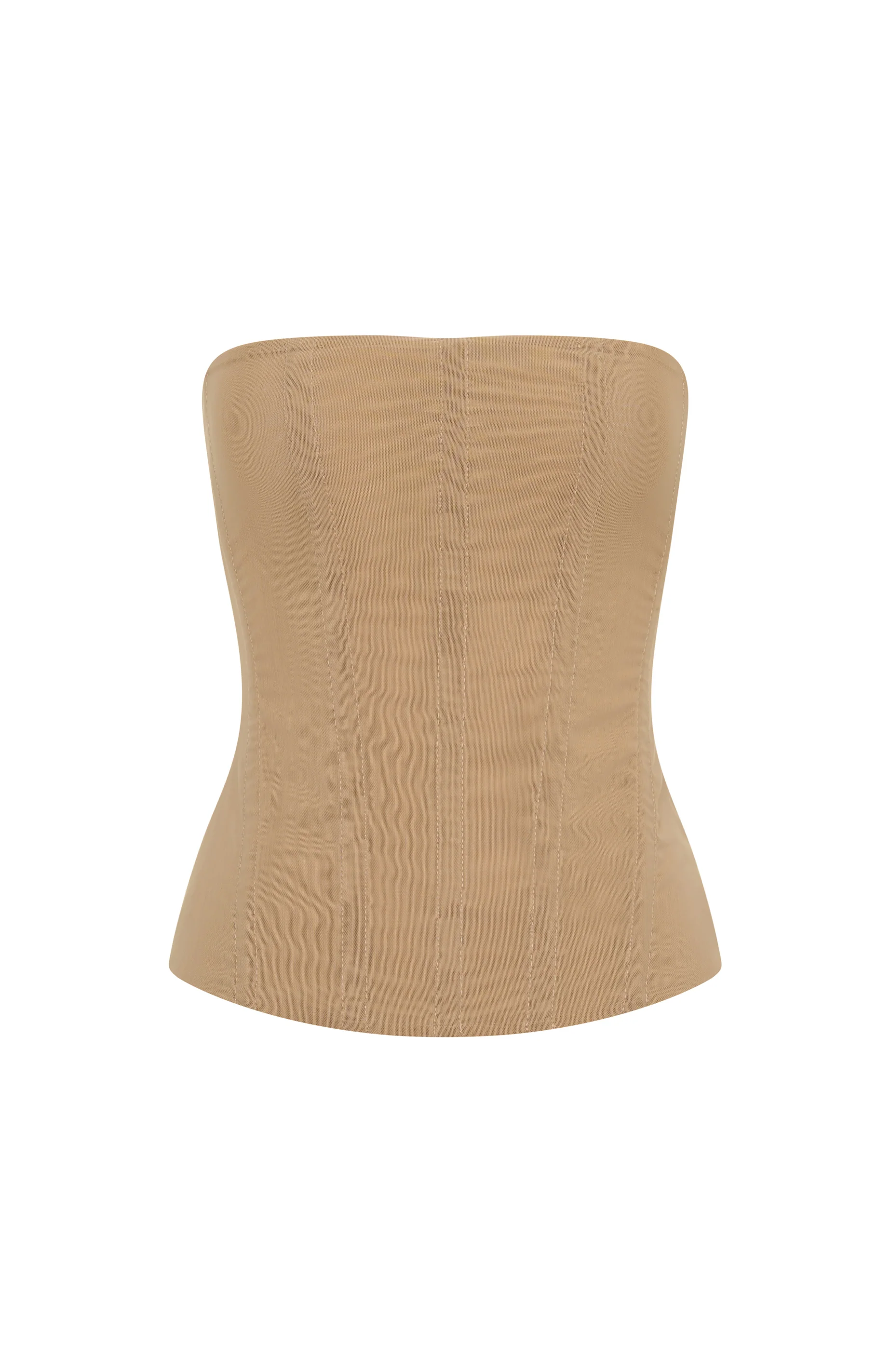 Tell Me A Secret Strapless Bustier Nude - Image 6