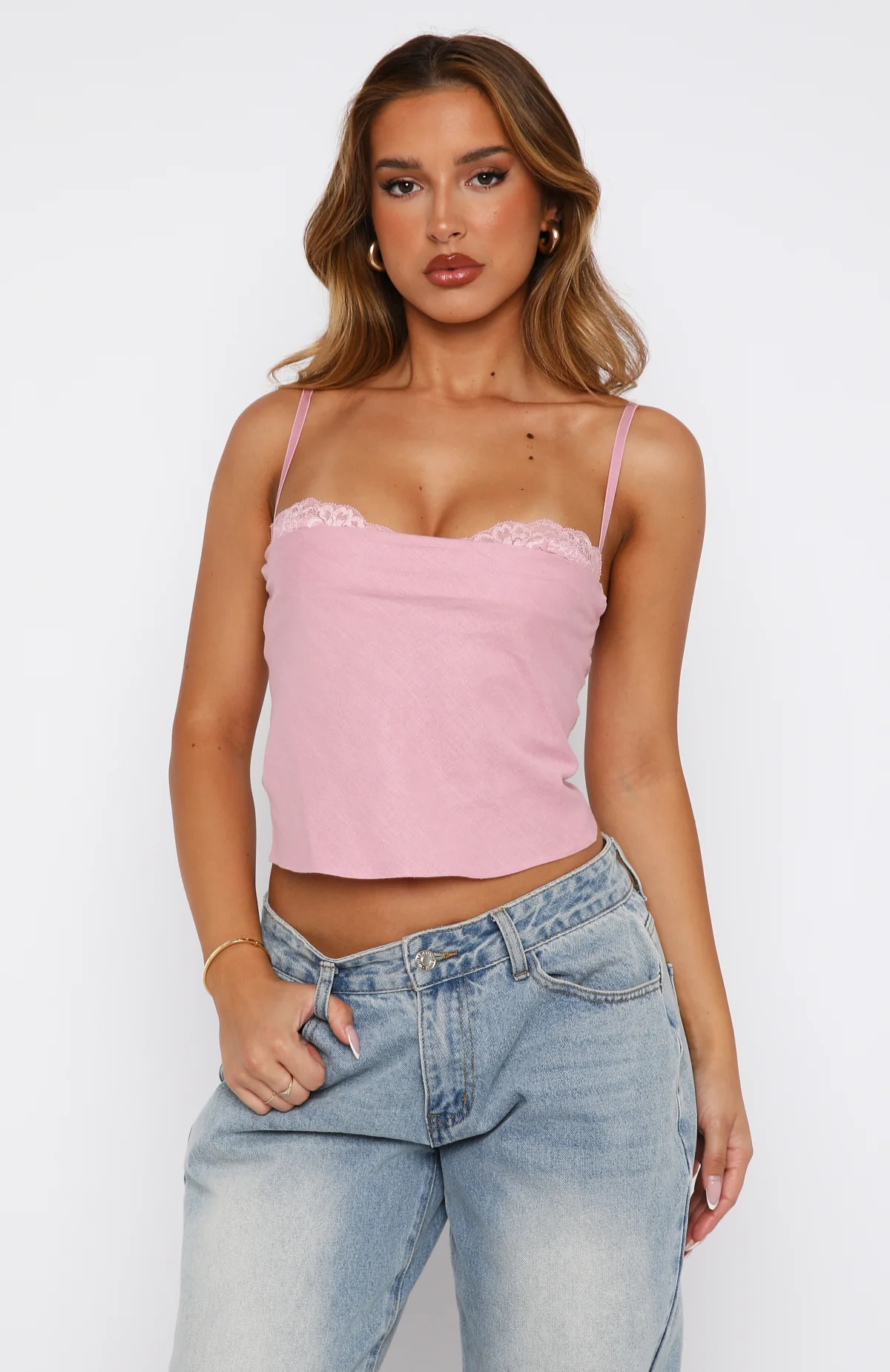 Tell Me All About It Top Pink - Image 2