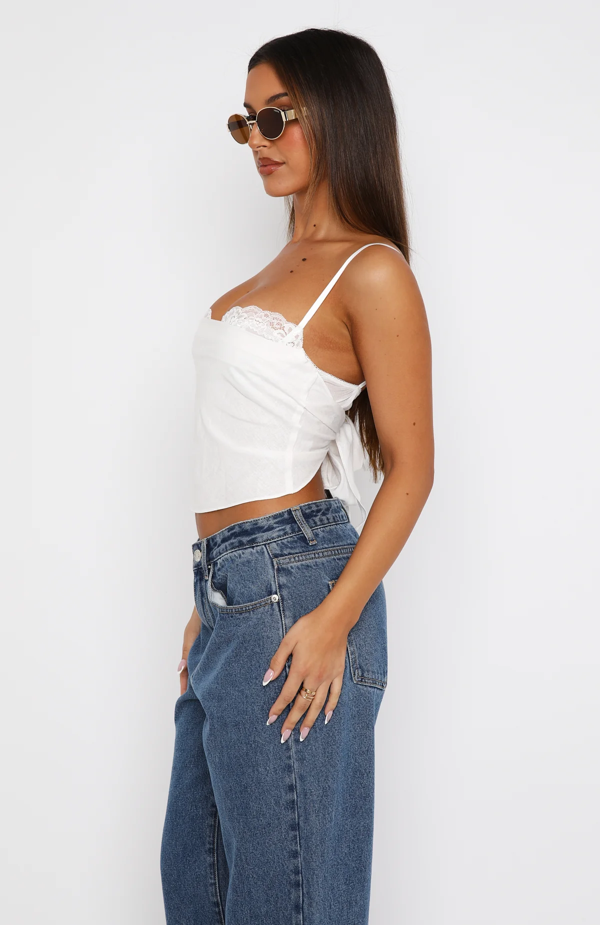 Tell Me All About It Top White - Image 3