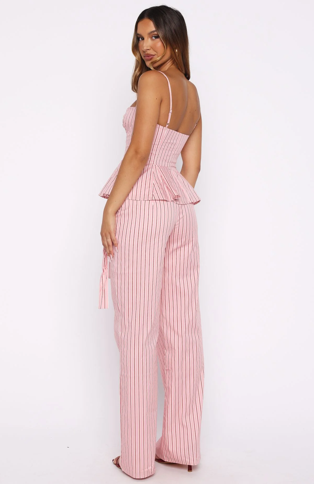 Tempt Me Not Pants Pink Stripe - Image 4