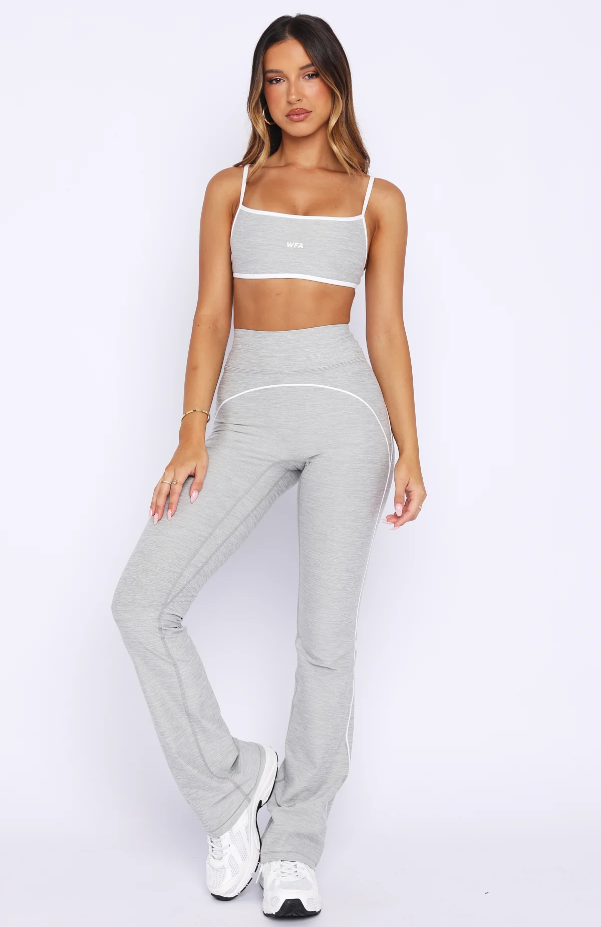 Tenacity Sports Bra Grey Marle - Image 6