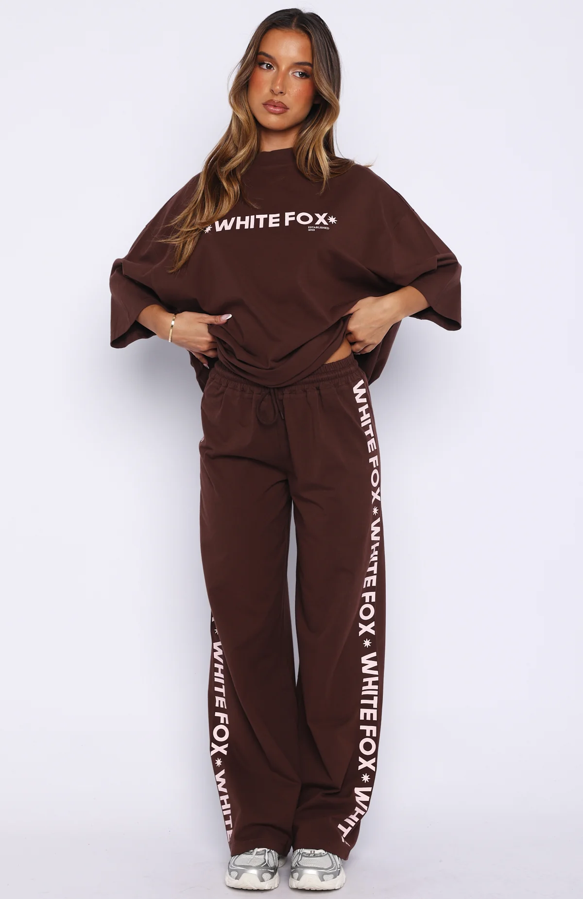 Tender Hearts Oversized Tee Chocolate - Image 5