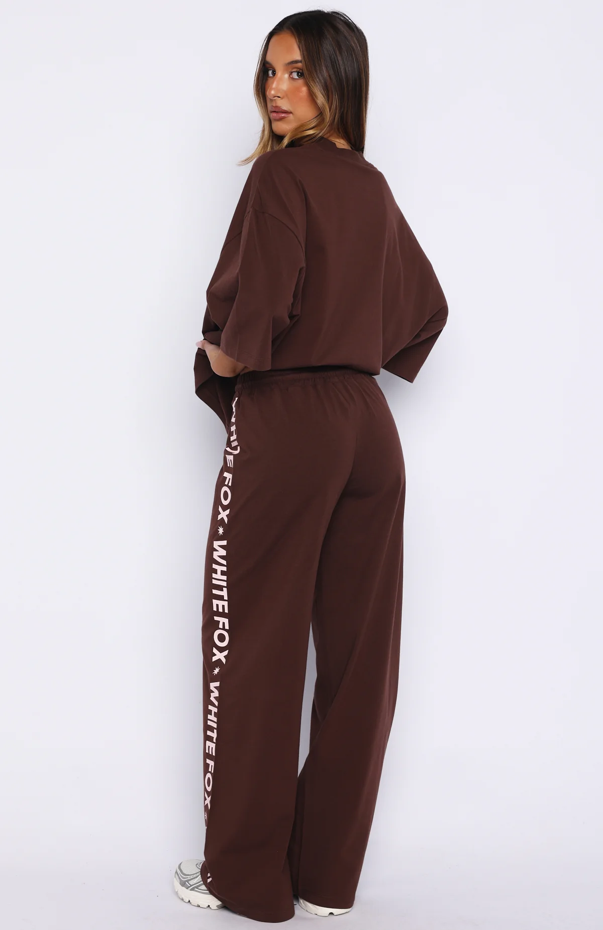 Tender Hearts Track Pants Chocolate - Image 4