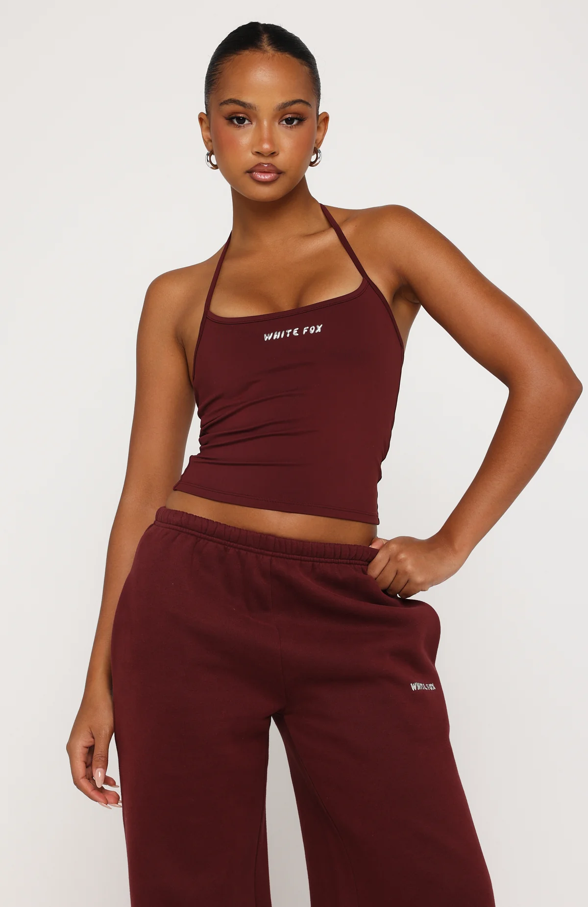 Test Drive Halter Top Dark Cherry - Image 2