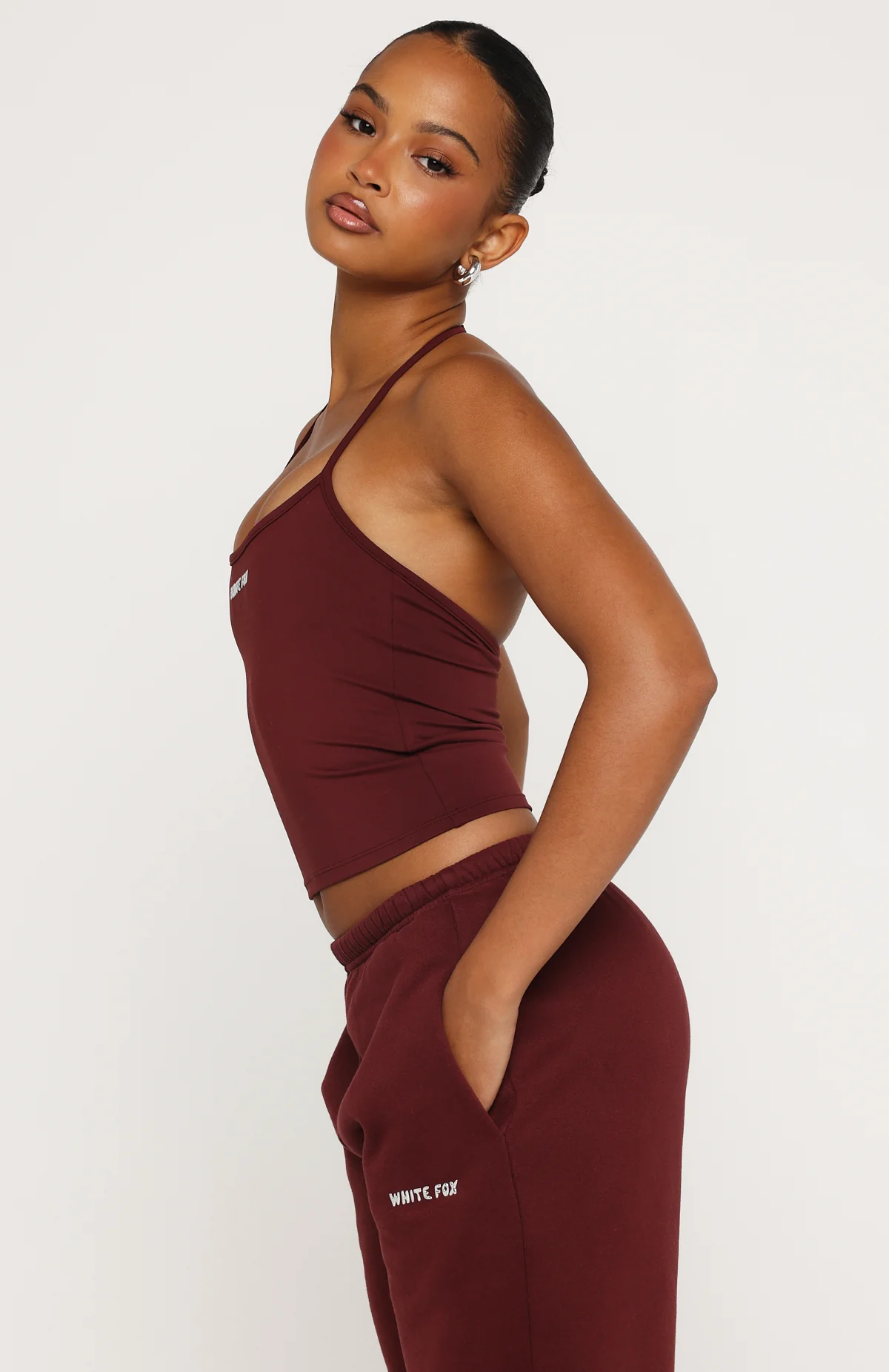 Test Drive Halter Top Dark Cherry - Image 3
