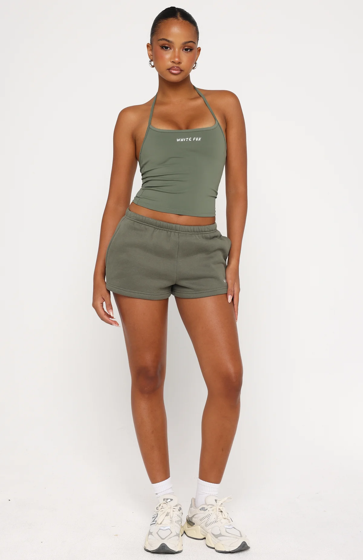 Test Drive Halter Top Khaki - Image 5