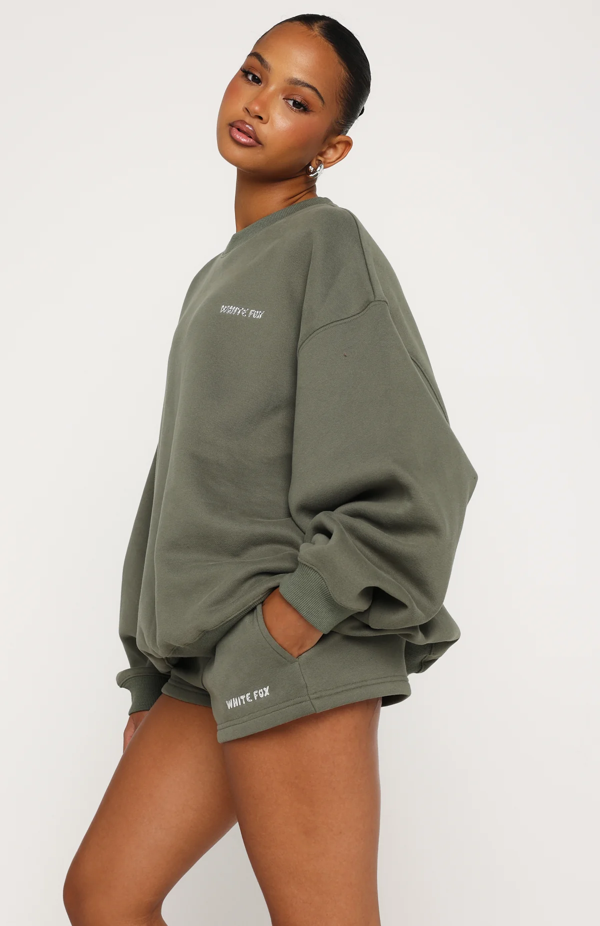 Test Drive Lounge Shorts Khaki - Image 3
