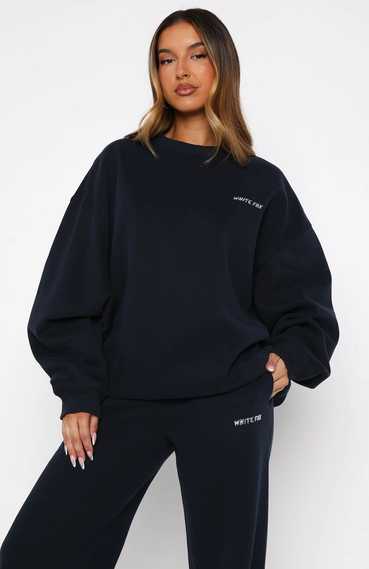 Test Drive Oversized Sweater Dark Navy - Image 2