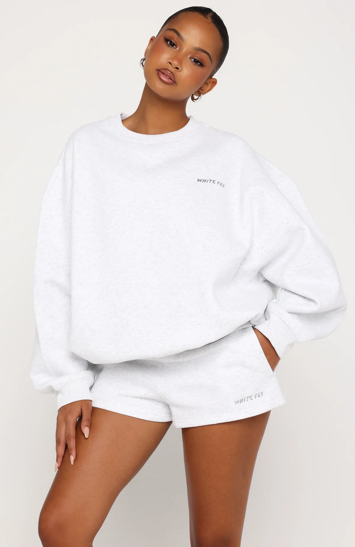 Test Drive Oversized Sweater Grey Marle - Image 2