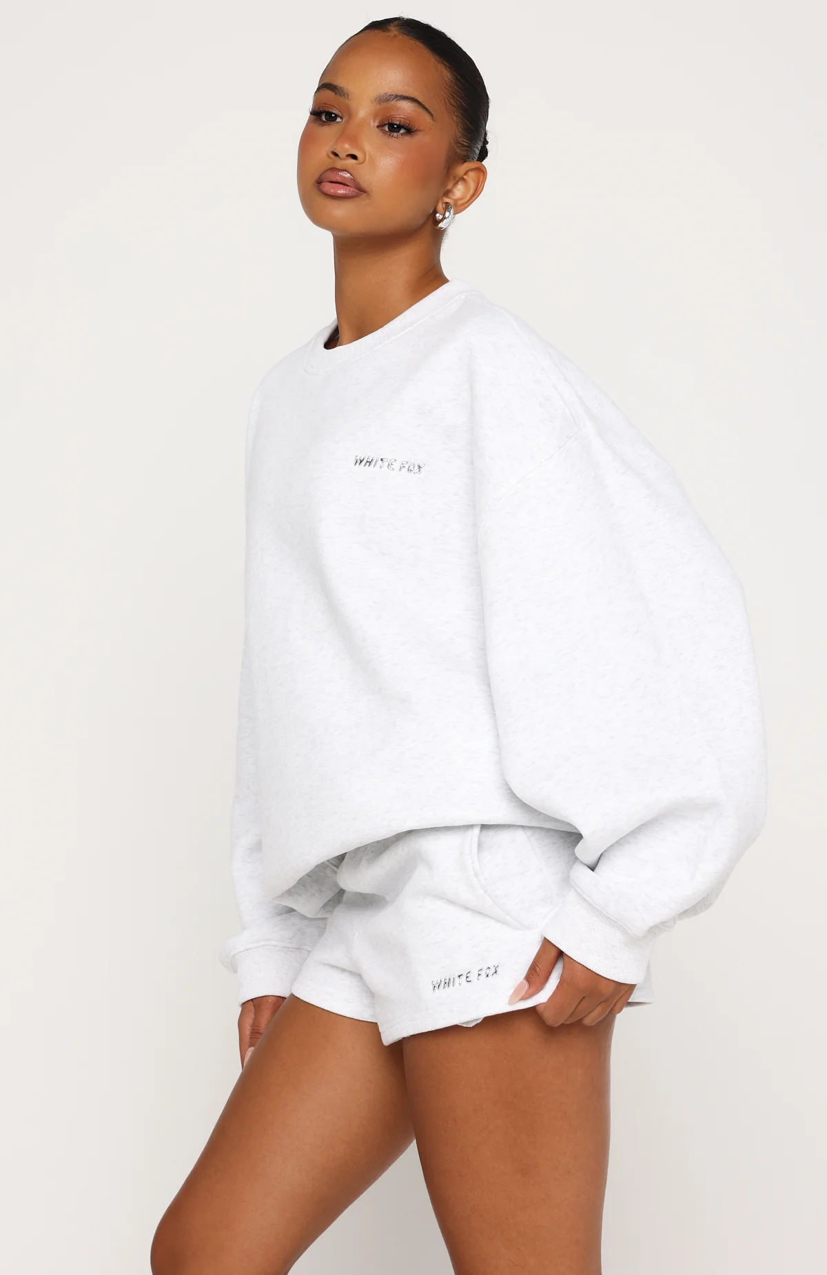Test Drive Oversized Sweater Grey Marle - Image 3