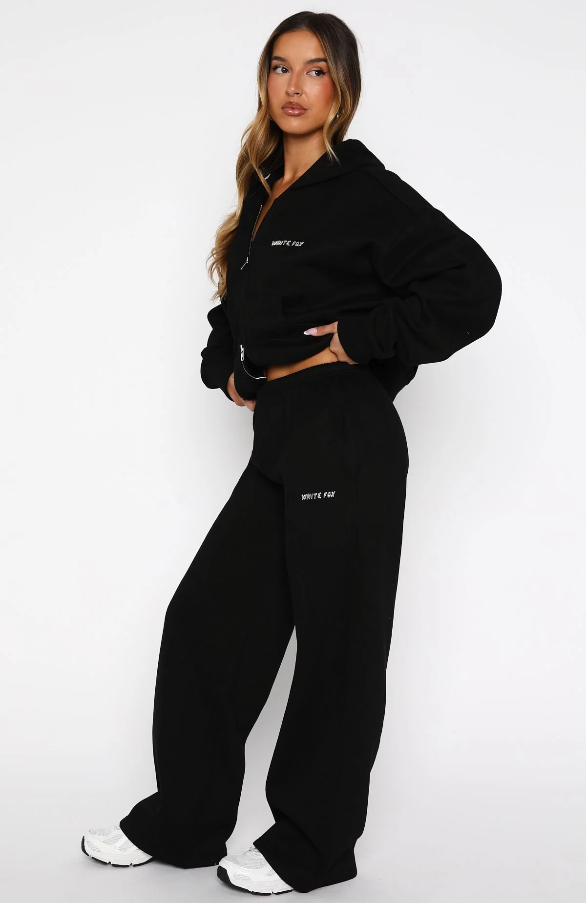 Test Drive Wide Leg Sweatpants Black - Image 3