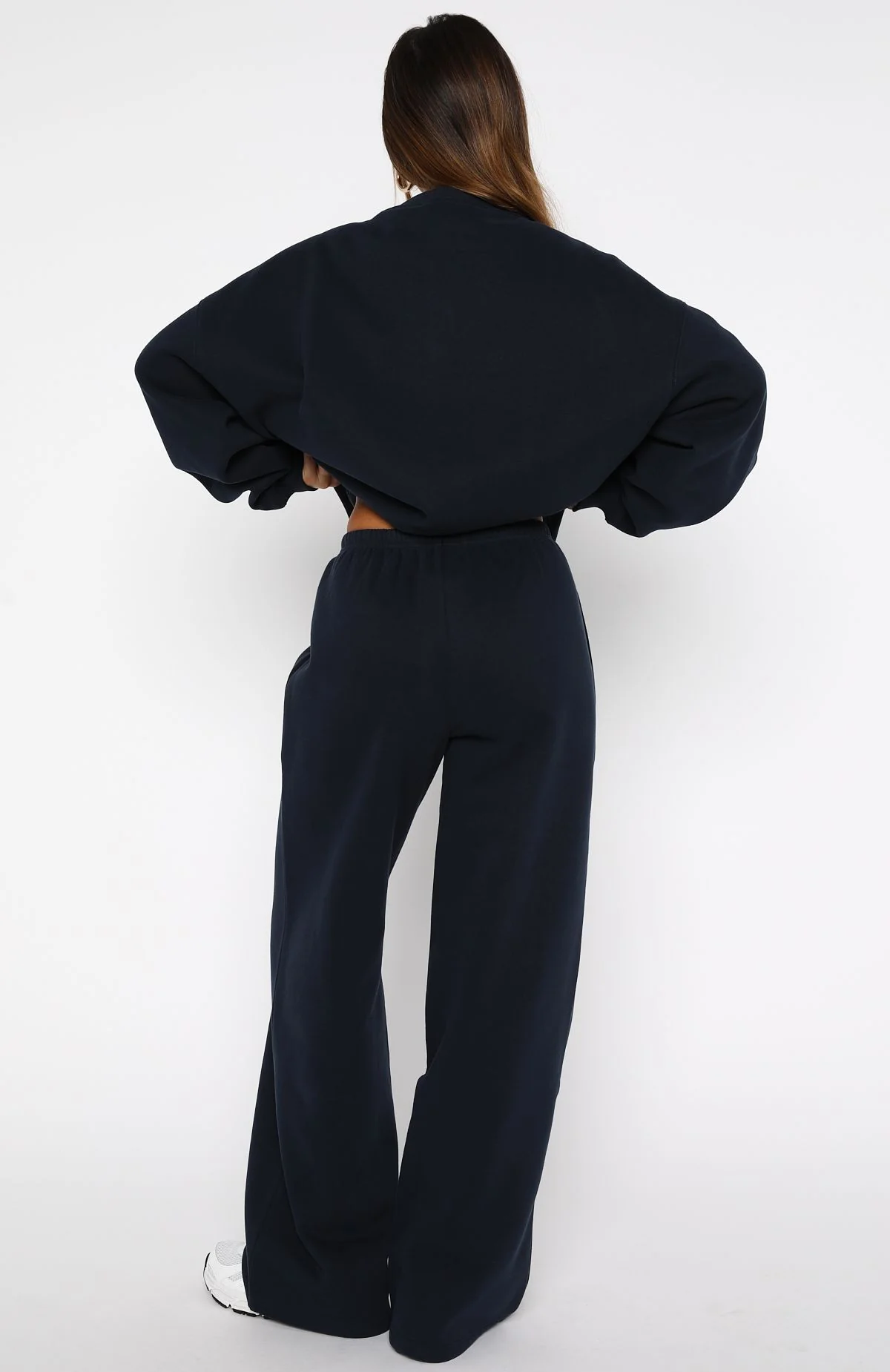 Test Drive Wide Leg Sweatpants Dark Navy - Image 4